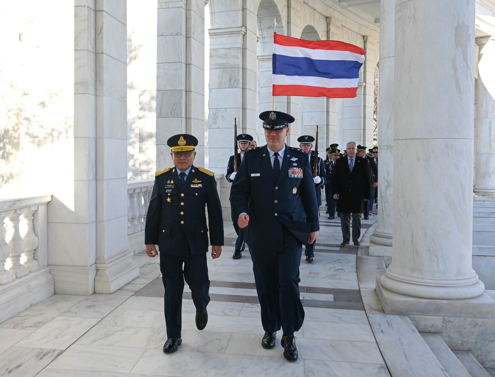 Thai ACM Pattanakul Wreath Laying Ceremony