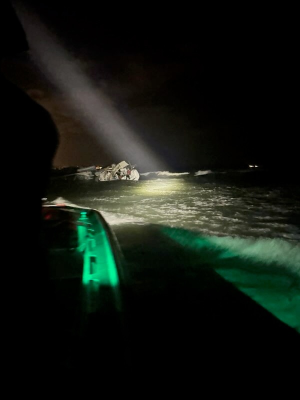 Coast Guard rescues man aboard vessel taking on water near Ponce Inlet