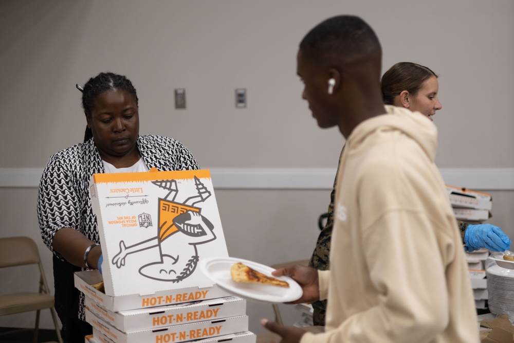Marine Corps Combat Service Support Schools Marines hosts karaoke event