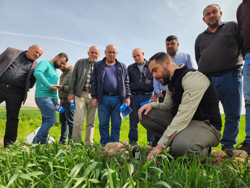 USAID offered training sessions on water conservation, rainwater harvesting, wastewater recycling, and modernized irrigation techniques to nearly 300 farmers in Sinjar and Batnaya.