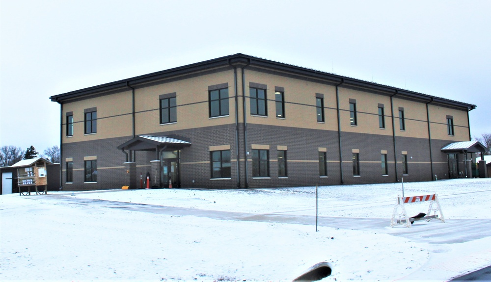 Fort McCoy’s brigade headquarters construction project now 94 percent complete as Christmas 2023 draws near; work continues