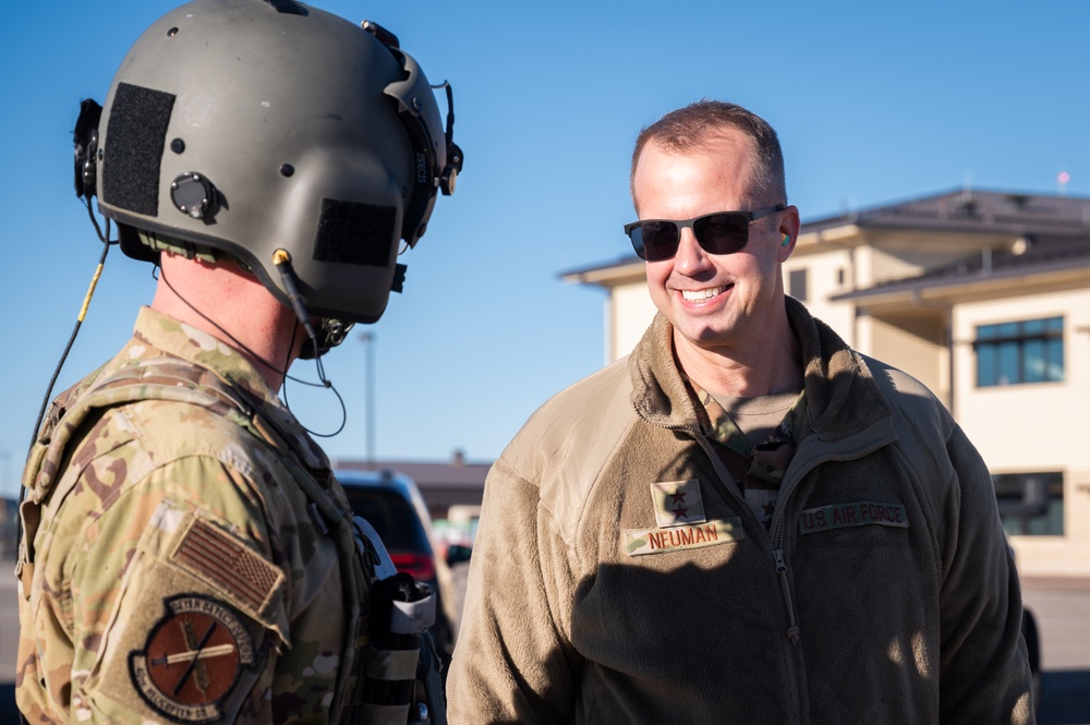 AFGSC leaders visit Malmstrom AFB, talk Sentinel Program and Grey Wolf arrival