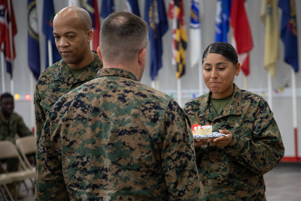 Ground Supply School celebrates the 248th birthday of the Marine Corps