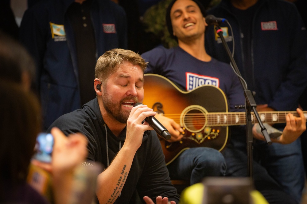 Brett Young Performing at JMRC