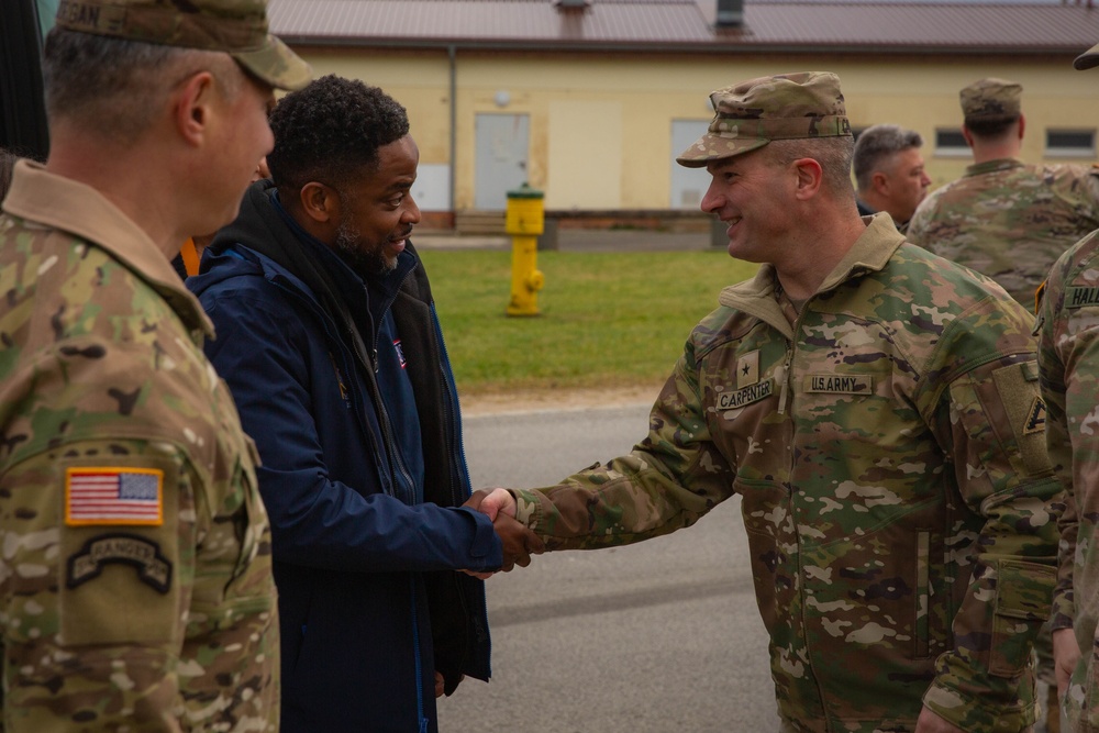 Brigadier General Carpenter USO Tour