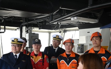 Japanese Coast Guard delegation visits Coast Guard Cutter Munro