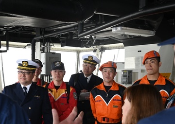 Japanese Coast Guard delegation visits Coast Guard Cutter Munro