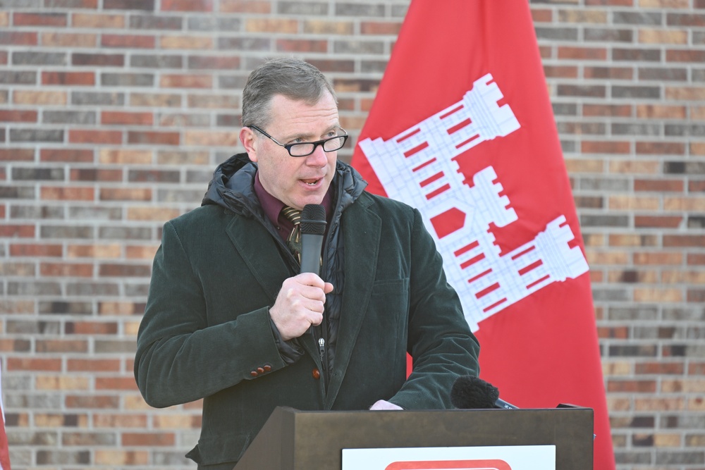 USACE and Middlesboro celebrate completion of levee channel clearing