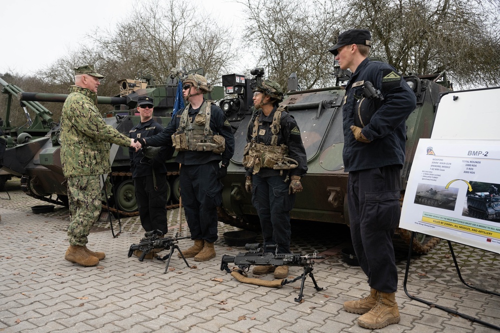 Speaking to the Soldiers