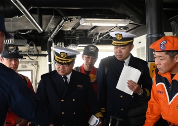Japanese Coast Guard delegation visits Coast Guard Cutter Munro