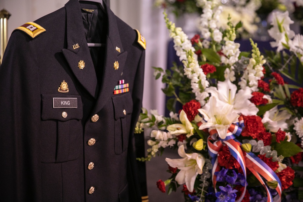 Capt. Anderson King Remembered at Funeral