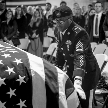 Capt. Anderson King Remembered at Funeral