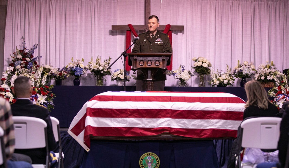 Capt. Anderson King Remembered at Funeral