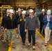 Vice Adm. Jim Kilby, commander, Task Force 80 and deputy commander, U.S. Fleet Forces visits Norfolk Naval Shipyard