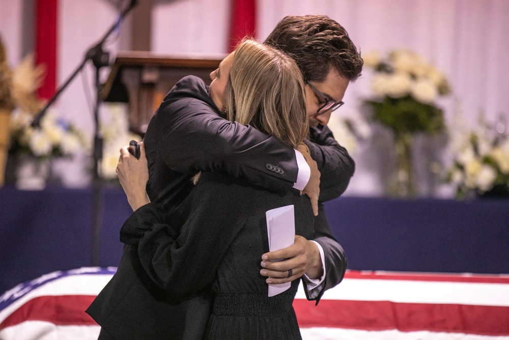 Capt. Anderson King Remembered at Funeral