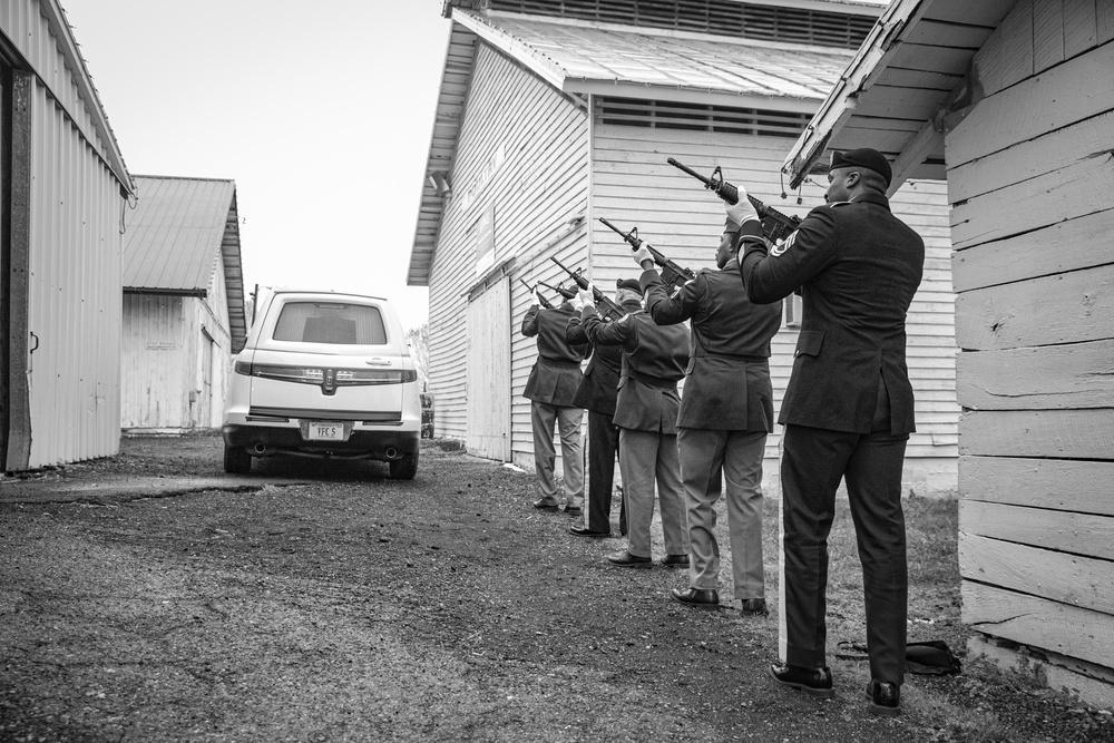 Capt. Anderson King Remembered at Funeral