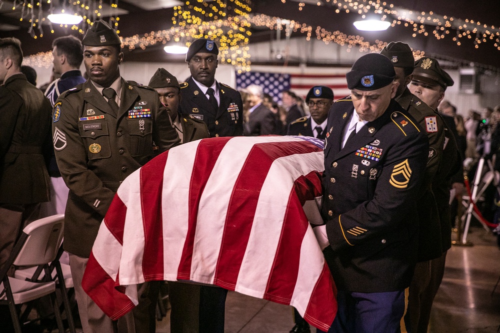 Capt. Anderson King Remembered at Funeral