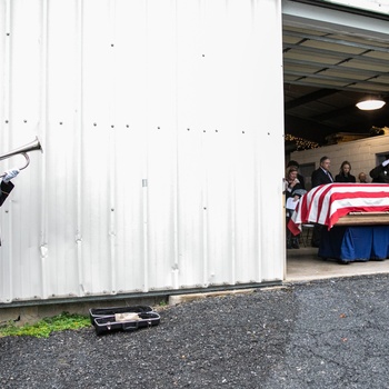 Capt. Anderson King Remembered at Funeral