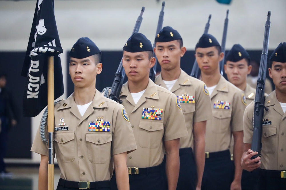 Marines Represent at Cabrillo High School NJROTC Field Meet