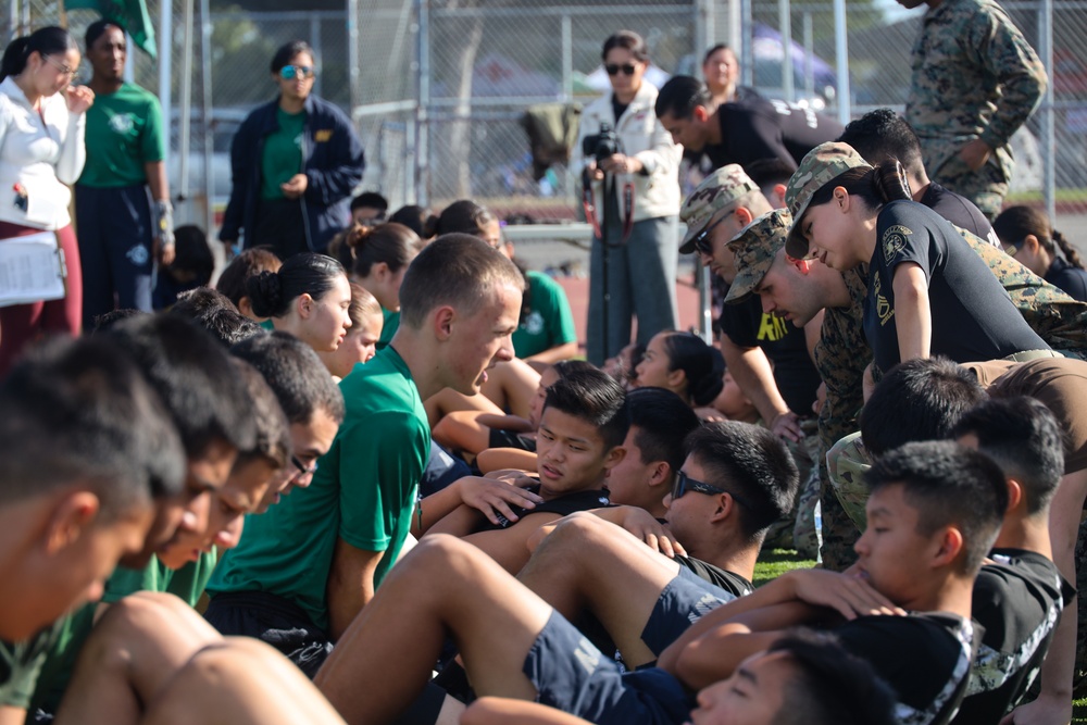 Marines Represent at Cabrillo High School NJROTC Field Meet