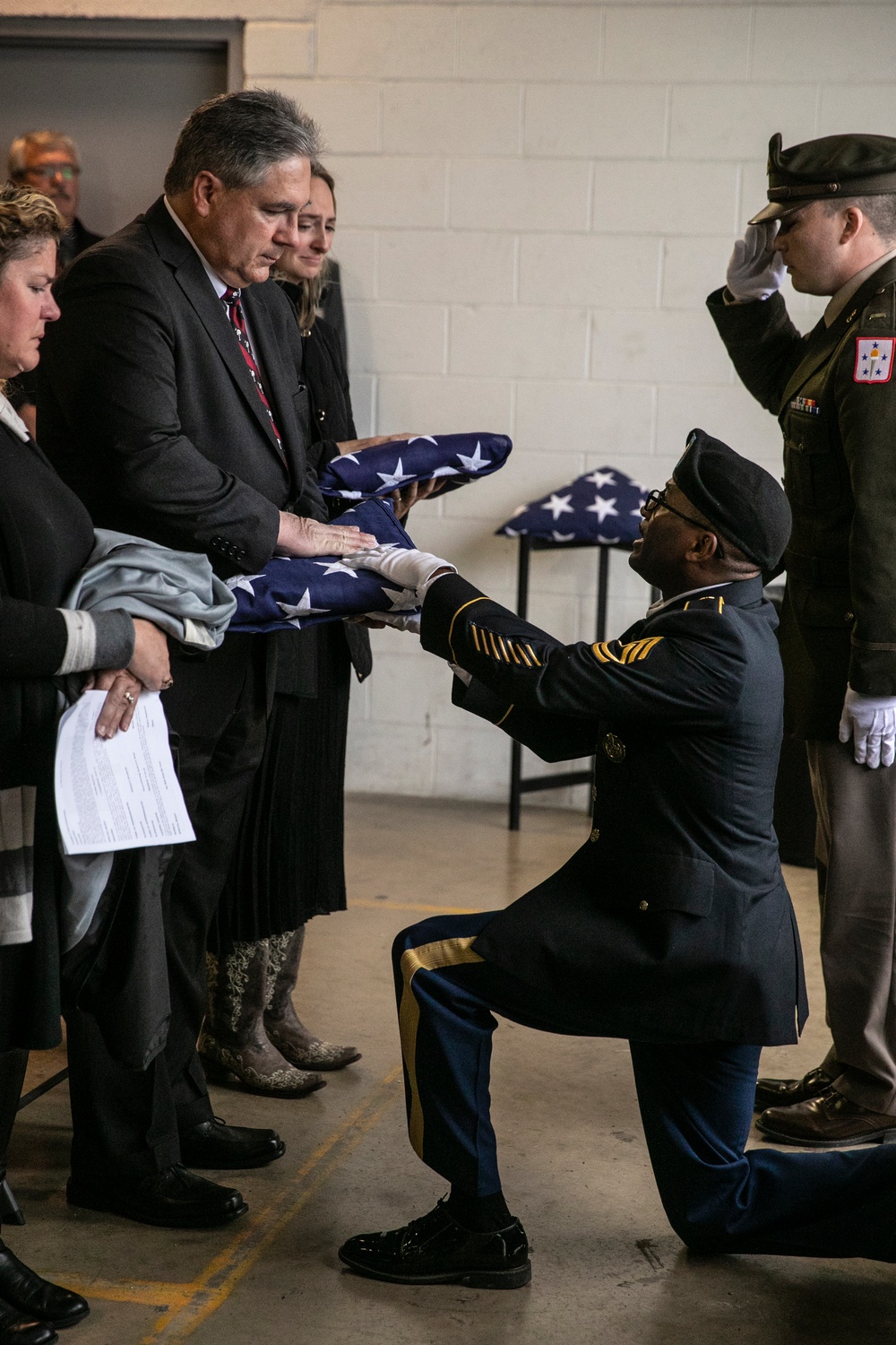 Capt. Anderson King Remembered at Funeral