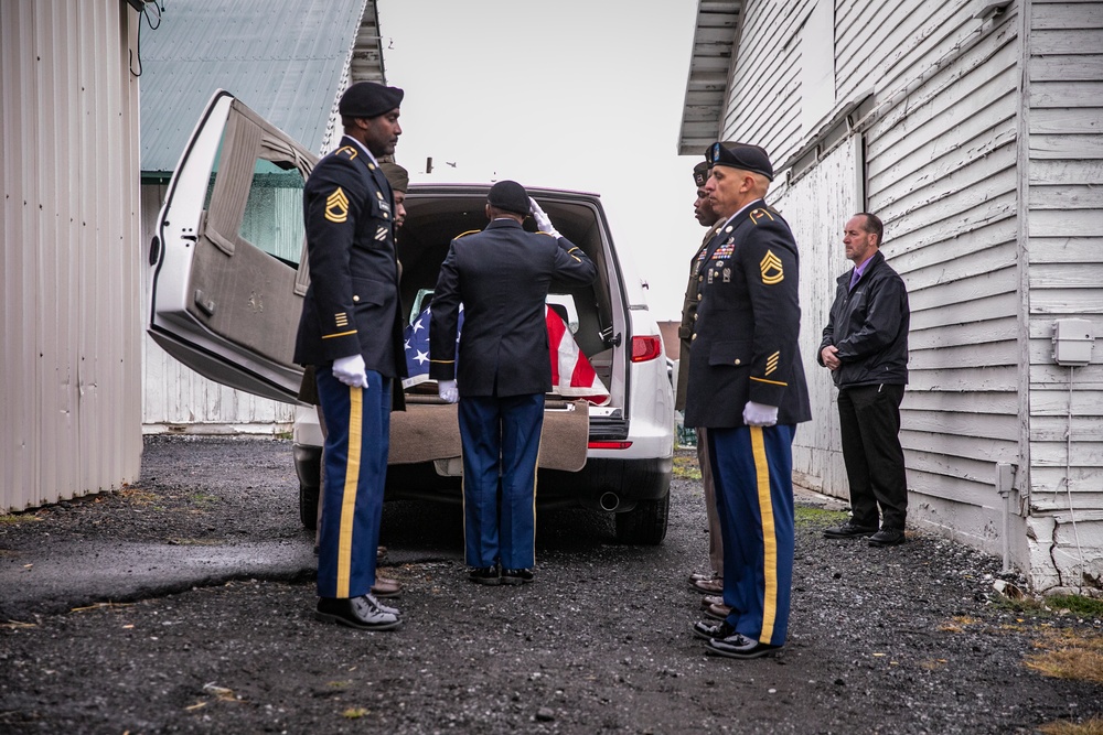 Capt. Anderson King Remembered at Funeral