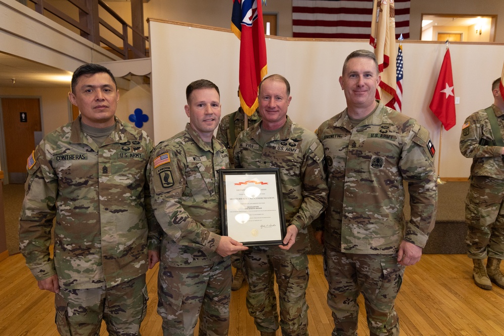 181st Infantry Brigade receives award for work during Operation Allies Welcome