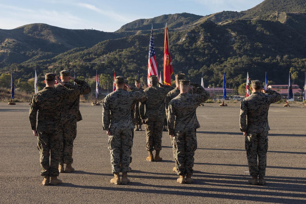 2nd Bn., 1st Marines holds relief, appointment ceremony