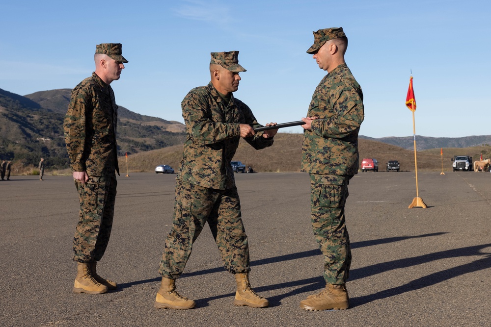 2nd Bn., 1st Marines holds relief, appointment ceremony