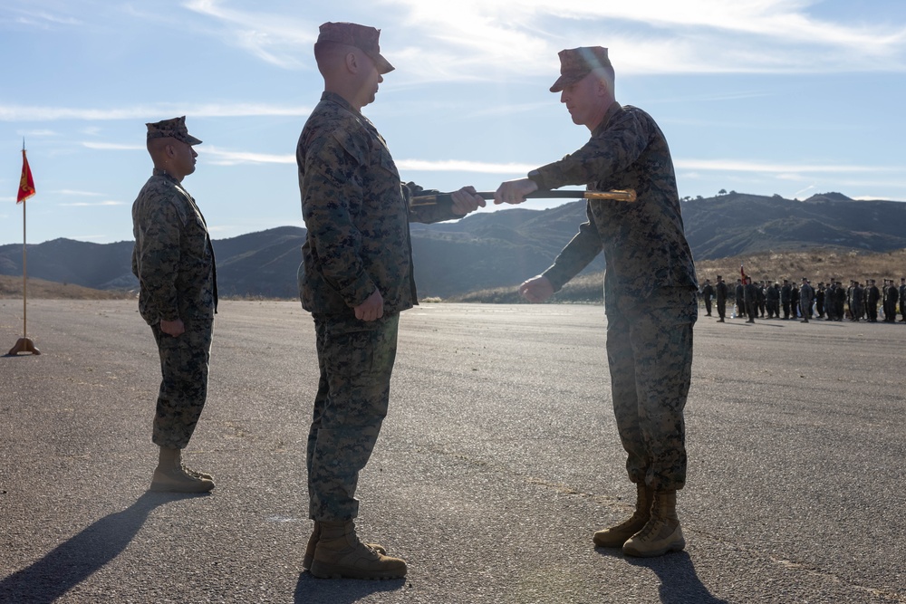 2nd Bn., 1st Marines holds relief, appointment ceremony