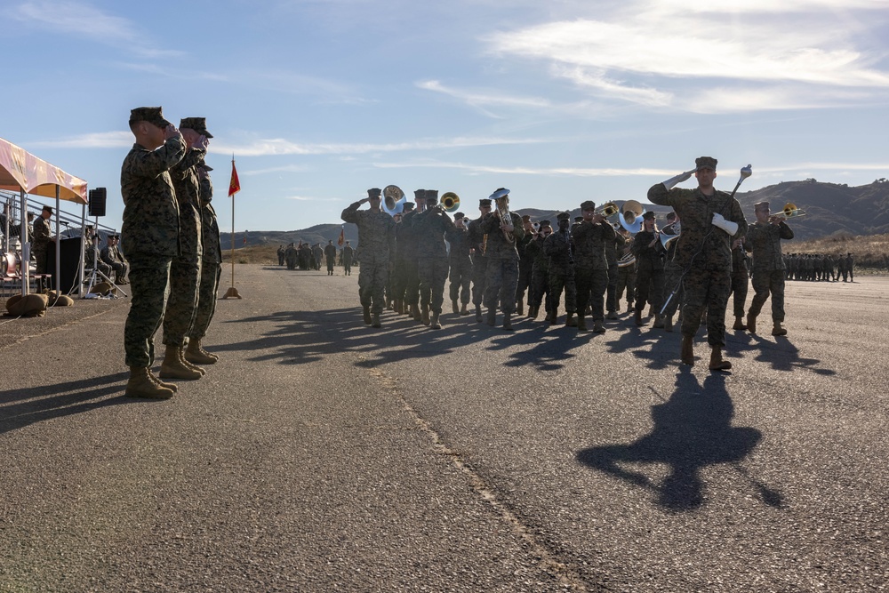 2nd Bn., 1st Marines holds relief, appointment ceremony