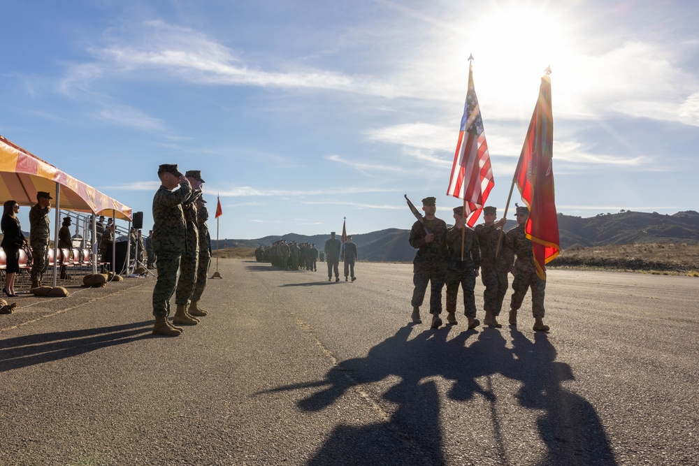 2nd Bn., 1st Marines holds relief, appointment ceremony