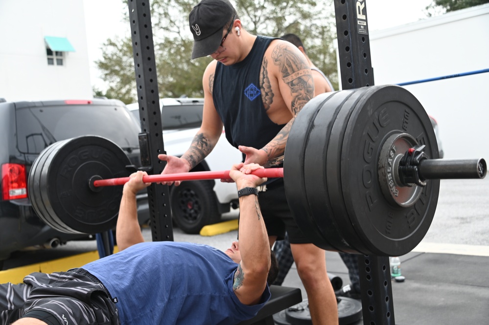 Coast Guard Sector St. Petersburg hosts Christmas Weightlifting Competition