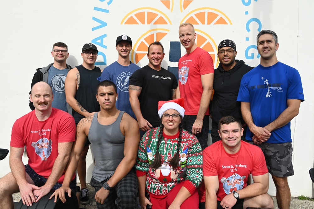 Coast Guard Sector St. Petersburg hosts Christmas Weightlifting Competition