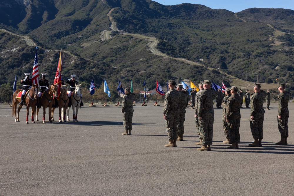 2nd Bn., 1st Marines holds change of command ceremony