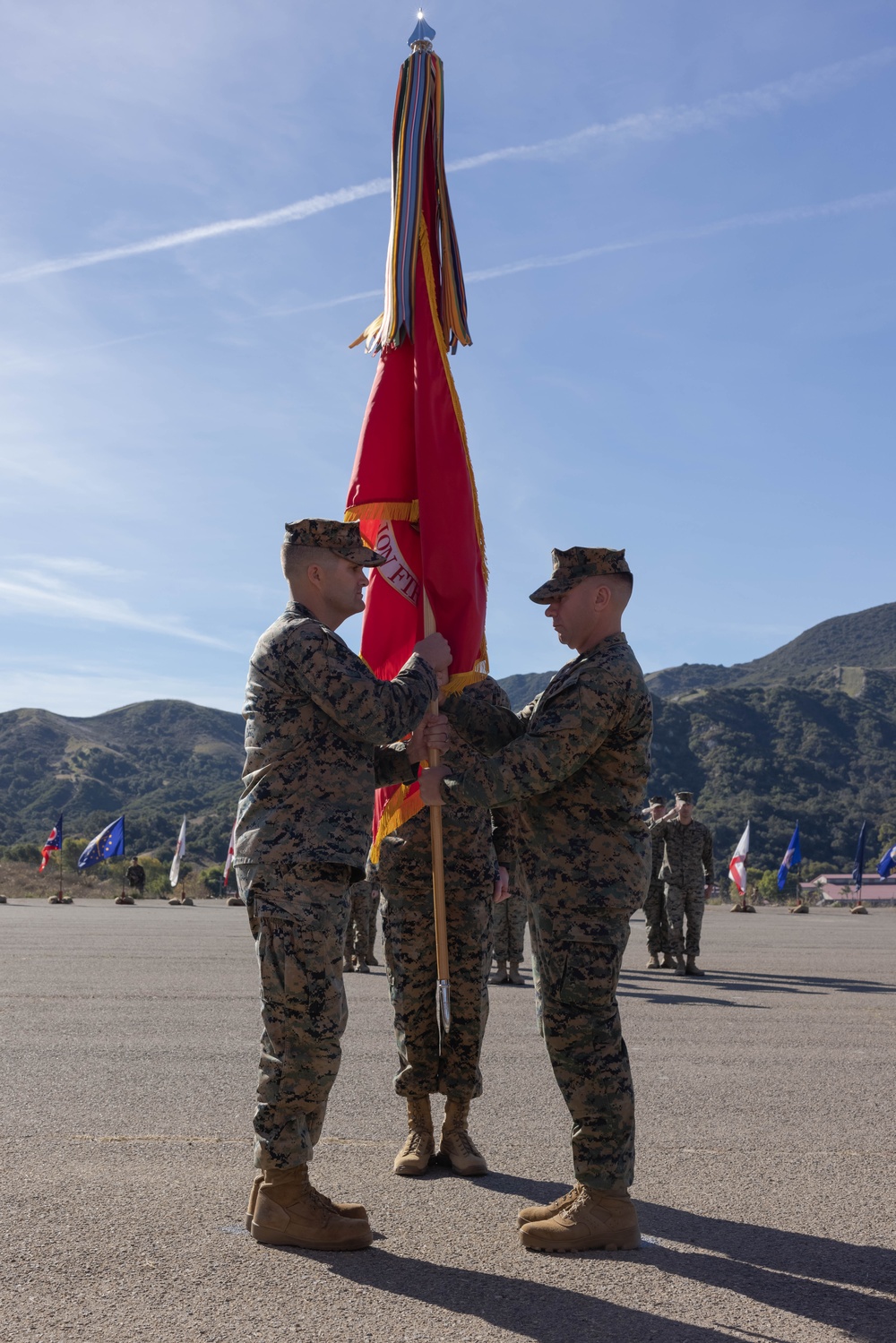 2nd Bn., 1st Marines holds change of command ceremony