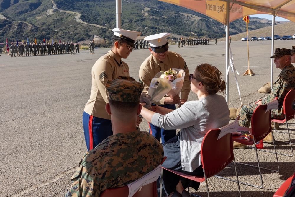 2nd Bn., 1st Marines holds change of command ceremony