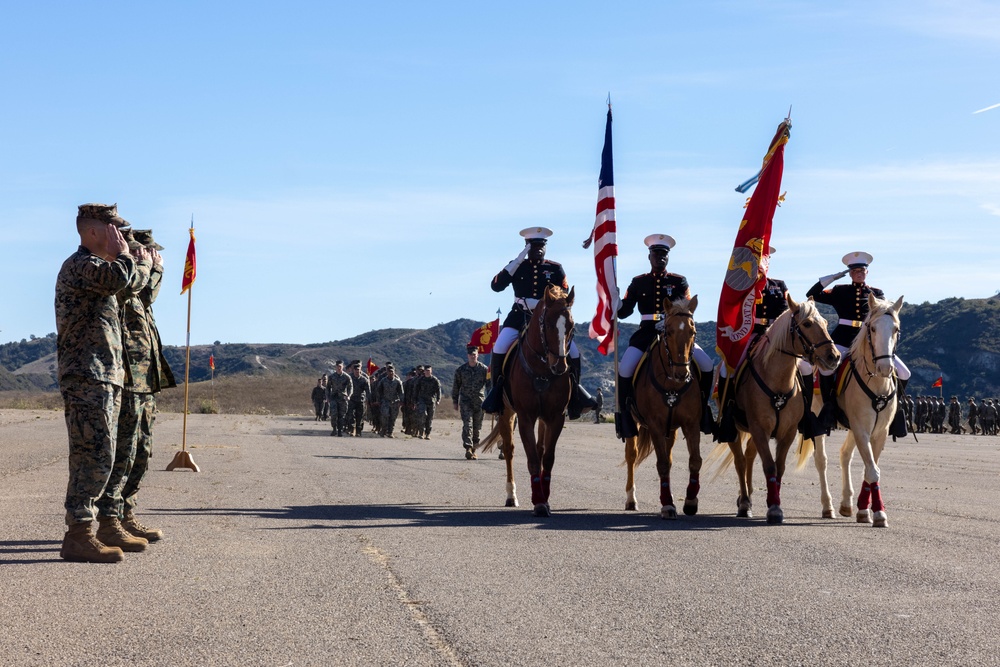 2nd Bn., 1st Marines holds change of command ceremony