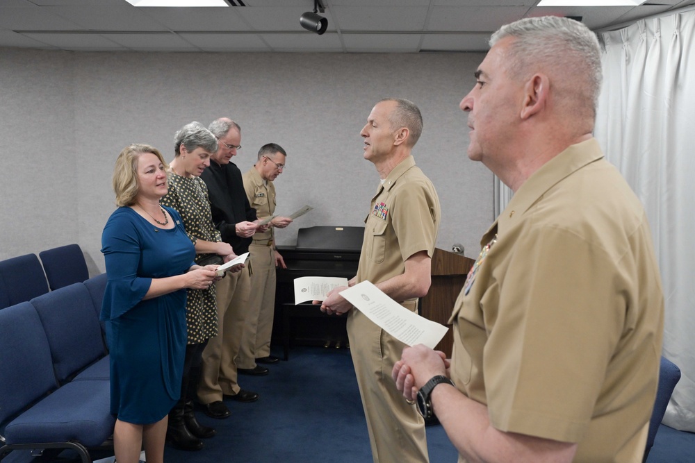 Promotion Ceremony for Navy Deputy Chief of Chaplains