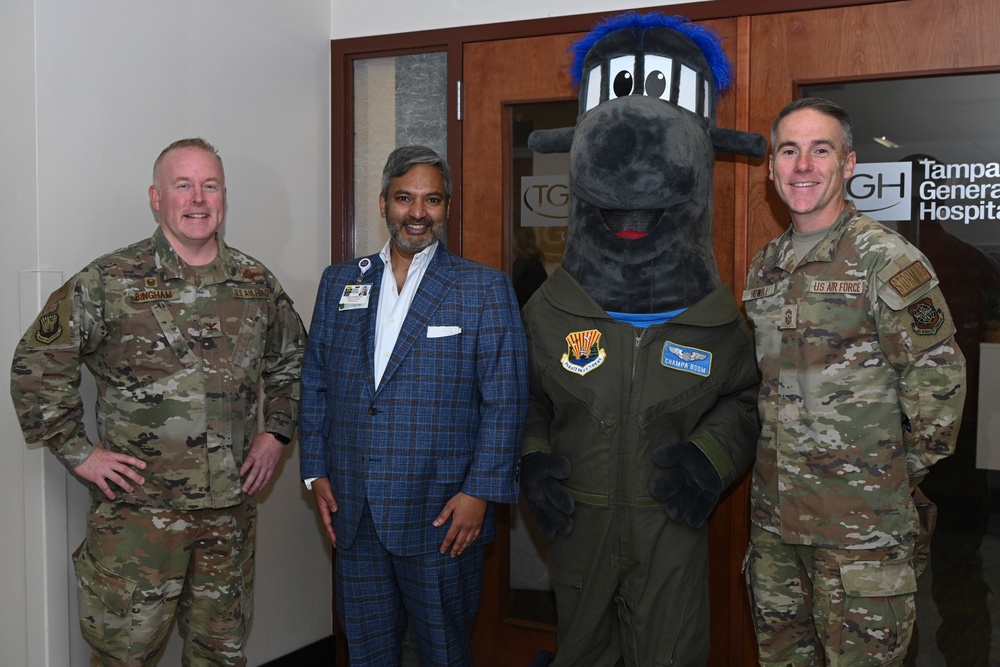 MacDill Visits Children's Hospital