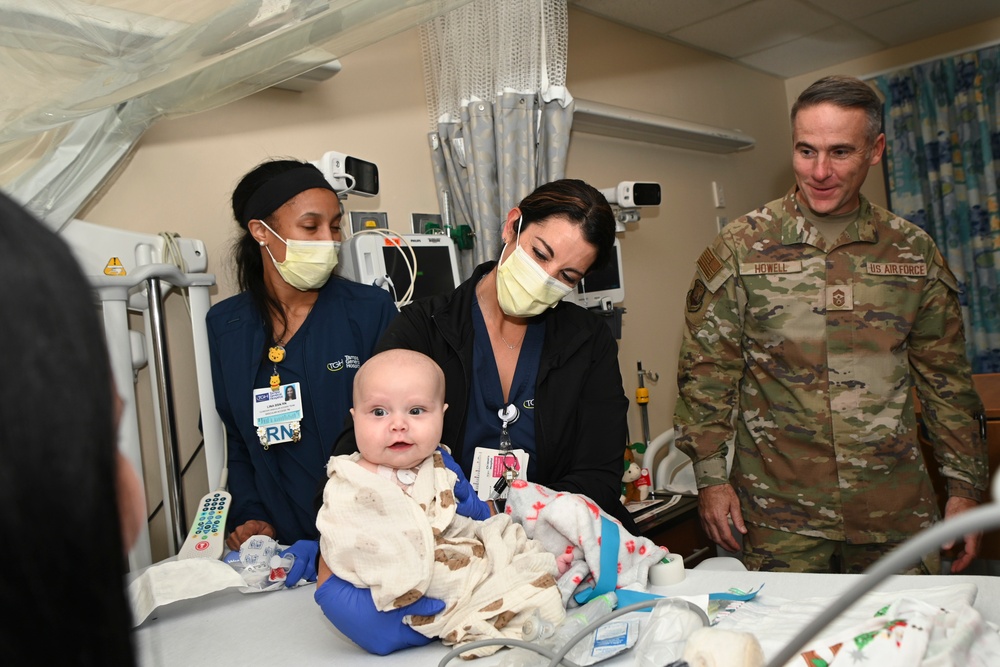 MacDill Visits Children's Hospital