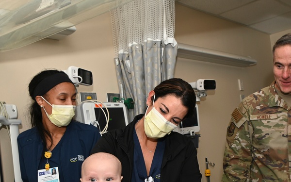 MacDill Visits Children's Hospital