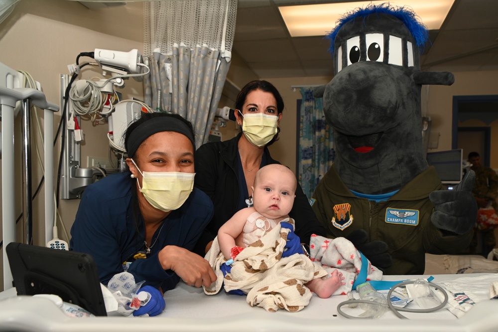 MacDill Visits Children's Hospital