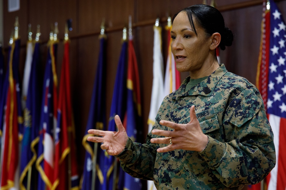 Passing the torch: 4th Marine Aircraft Wing hosts Sgt. Maj. relief and appointment ceremony