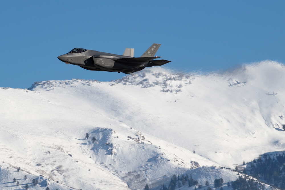 F-35 Demo Practice at Hill Air Force Base