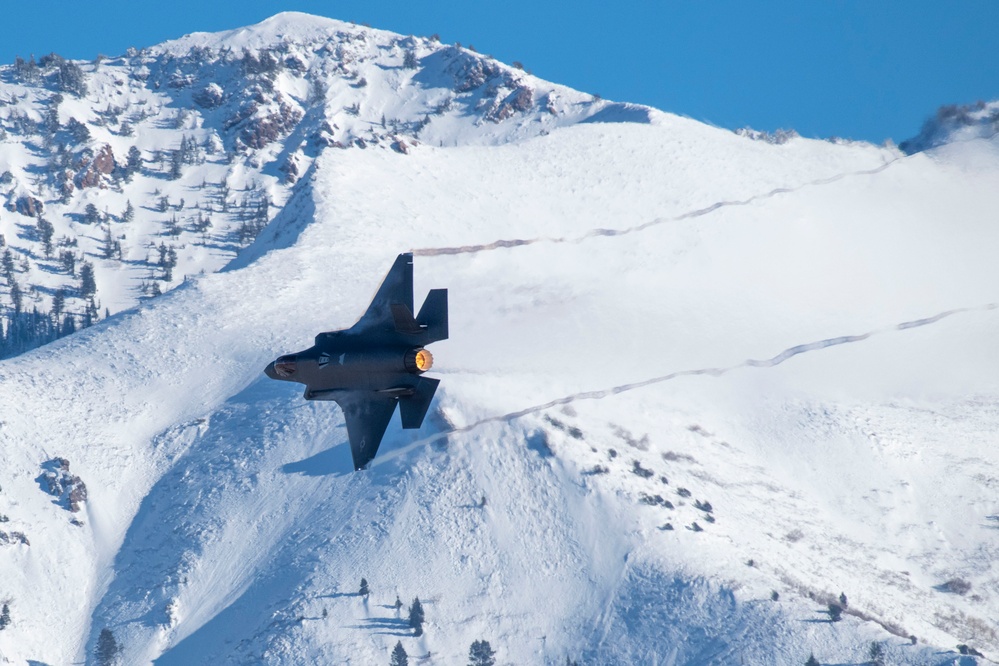 F-35 Demo Practice at Hill Air Force Base