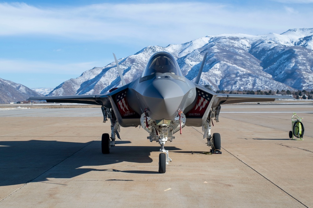 F-35 Demo Practice at Hill Air Force Base