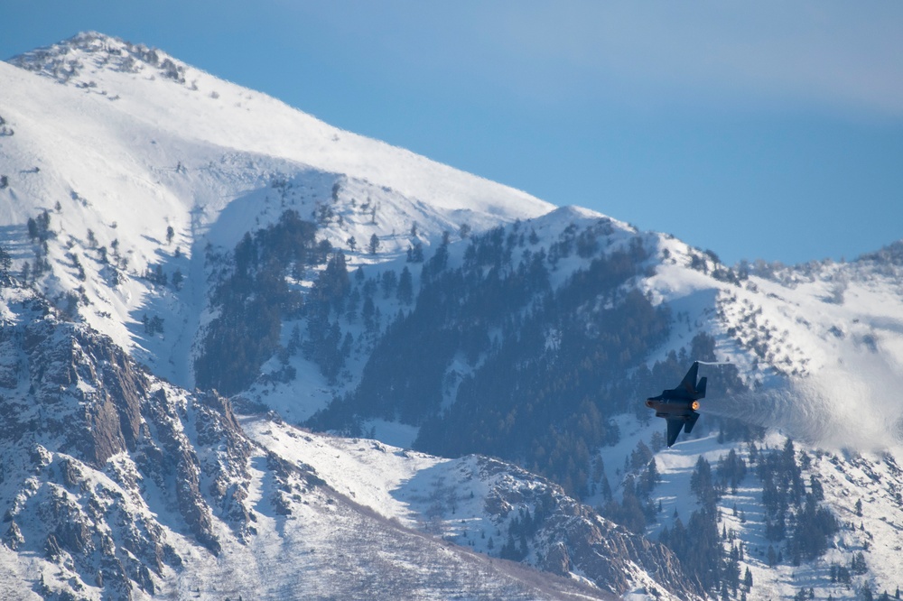 F-35 Demo Practice at Hill Air Force Base