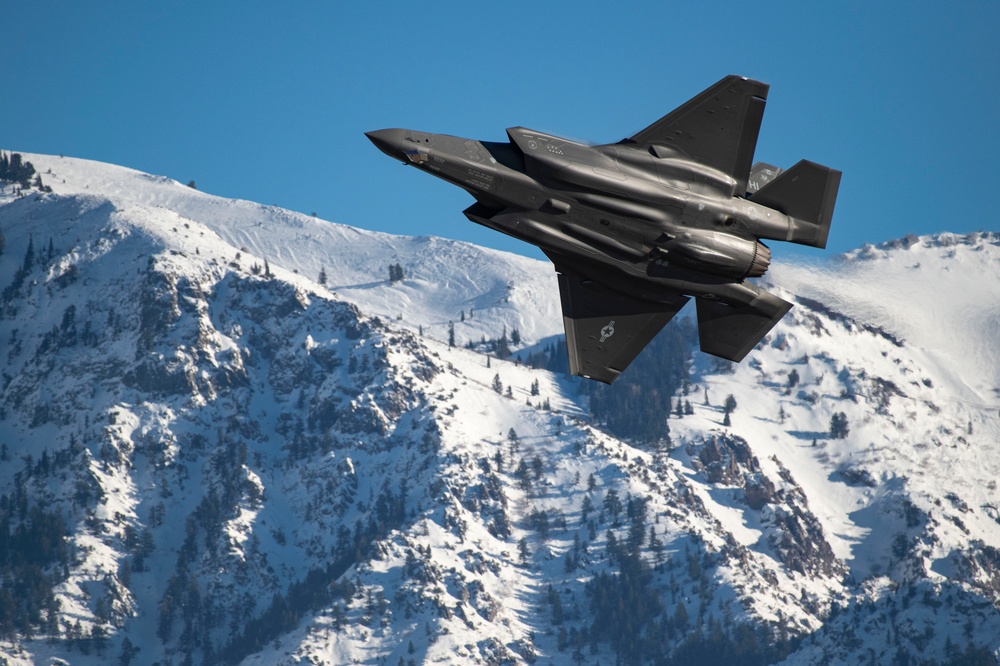 F-35 Demo Practice at Hill Air Force Base