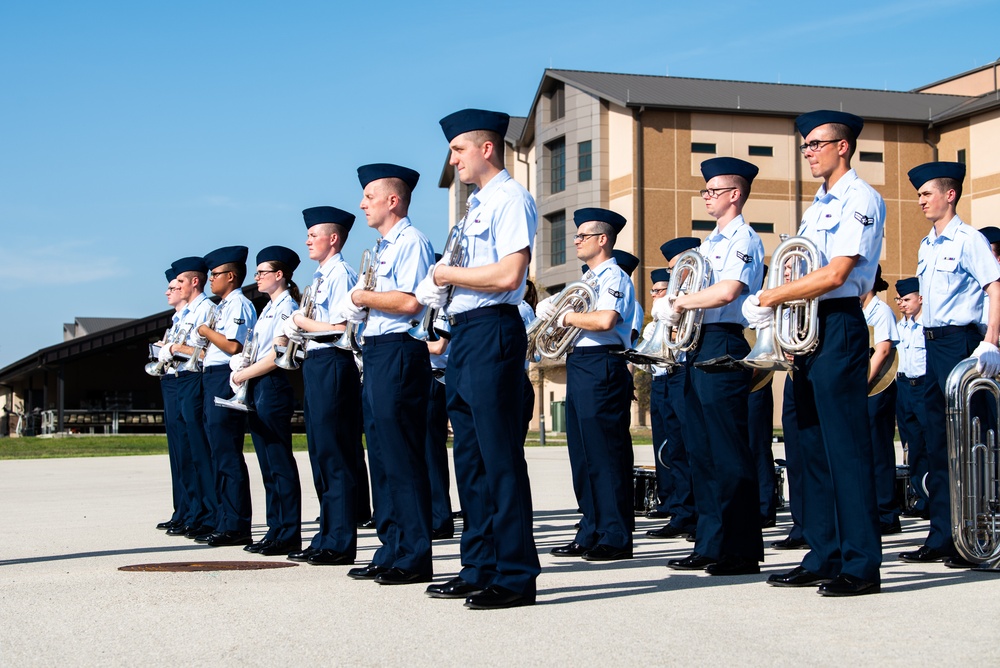 USAF BMT Graduation, Airman's Run and Coin Ceremony